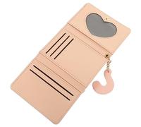 GAROZATION Porte-Monnaie Pliable PU pour Cartes Et Étui Mignon pour Étudiant Pratique