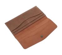 GAROZATION Portefeuille Minimaliste en Cuir Artificiel Structure Bi-pliée et Fermeture à Pression, Organisateur de Cartes, pour Usage Quotidien et Occasions comme Fêtes et Anniversaires