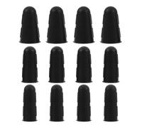 GAROZATION Protège-Doigts en Silicone Souple Lot de 12, Protection Brûlures pour Colle Chaude et Couture, Réutilisables et Lavables, Usage Prolongé pour Hobby Créatif