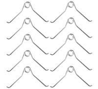 GAROZATION Ressorts de Cisaillement de V 10 Pcs en Acier Inoxydable pour Ciseaux de Toilettage et Sécateurs, Accessoires de Jardinage Pratiques pour Élagage