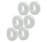 GAROZATION Ruban Adhésif Invisible pour Soins des Blessures et Sport Facile à Déchirer, Blanc, 6 Rouleaux de 1,25 Cm X 900 Cm pour Double Paupière en Pe Respirant