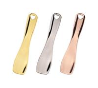 GAROZATION Spatules de Beauté Surface Lisse Lot de 3 en Alliage de Zinc pour Masque Facial et Forme Adaptée aux Yeux, pour Soins Visage et Présent pour Femmes