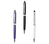 GAROZATION Stylet Capacitif Multifonction 3 Pièces en Métal Noir pour Écriture Précise et Fluide sur Tablette Tactile et Écran Smartphone