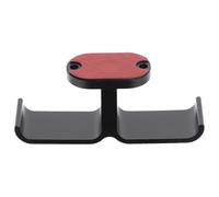 GAROZATION Support de Casque Design Spécial Double sous Bureau Adhésif en Caoutchouc et Gain de Place Noir pour Accessoires de PC