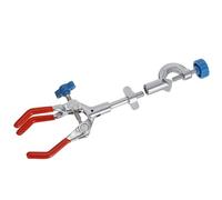 GAROZATION Support de Pince à Trois Mâchoires en Acier Inoxydable et Plastique, Résistant la Corrosion, pour Laboratoire de Chimie, pour Maintenir Tubes et Flacons en Toute Sécurité