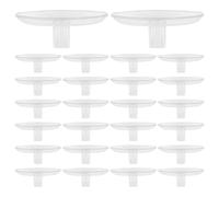 GAROZATION Support Flottant 40pcs pour Fleurs Hydroponiques en Plastique Base Réutilisable 50mm, Installation Simple pour Jardins Aquatiques et Étangs Décoratifs