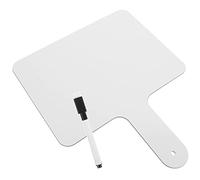 GAROZATION Tableau Blanc Effaçable à Sec Planche Main Blanche Portable pour Classe et Jeux Lot de Paddles avec Stylo pour Élèves et Enseignants