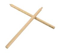 GAROZATION Tige de Mise la Terre en Laiton 8mm X 300mm Galvanisée pour Clôture Électrique Piquet de Terre Temporaire Résistant à L 39 Extérieur pour Ferme et Élevage