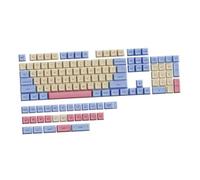 GAROZATION Touches Mécaniques Pbt Personnalisées De 132 Pièces pour Clavier De Jeu, Universelles, Design Xda Coloré, Usage Gaming, pour Joueurs, Plastique Solide Et Résistant Multicolore