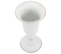 GAROZATION Vase décoratif en métal doré pour Centre de Table, urne Vintage pour Plantes hydroponiques, décoration Bureau et intérieur