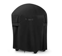 GARPROVM Housse Barbecue Rond, Housse Barbecue Charbon de Bois Rond 77 x 90cm, Bâche Barbecue Petite Housse Protection Barbecue Exterieur Tissu Oxford Étanche Protection Solaire BBQ Couverture, Noir