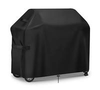 GARPROVM Housse de Barbecue, Bâche Barbecue Gaz 104x101x48cm, Housse Protection Barbecue Exterieur 420D Tissu Oxford Étanche Protection Solaire, BBQ Couverture pour Weber, Char-Broil etc, Noir