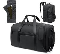 GARPROVM Sacs de Sport pour Voyage, 4 en 1 Convertibles avec Sac de Costume séparé, Compartiment à Chaussures, Sac à Dos imperméable pour Les Voyages Courts, Sac de Week-End pour Homme et Femme