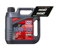Garrafa De 4L D'Huile Liqui Moly 100% Synthétique 10W-50 Street Race Pour Moto