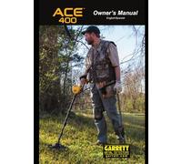 Garrett ACE 400 Metal Detector User Manual Instruction Guide PRINTED