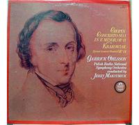 GARRICK OHLSSON & JERZY MAKSYMIUK CHOPIN CONCERTO NO 1 vinyl record