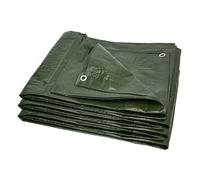 Garronda Bâche de Protection Exterieur Imperméable 15x16 m 80g/m² GD-0162 | Bâche à Oeillets, Robuste en PP Tissé, Réutilisable, Légère, pour Meubles de Jardin Bois Camping Remorque Bateaux Chantier