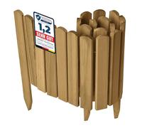 Garronda Bordure Jardin Bois 30x100cm Ganivelle Rouleau Brun Сlair GD-0148