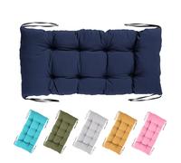 Garronda Coussin pour Arche d'escalade Pont d'escalade Bleu Foncé GD-0063 | Coussin Matelassé 40 x 85 cm, Épais et Confortable, avec Cordons, pour Jouet Montessori, Arche d'Équilibre, Enfants dès 1 an