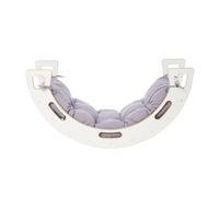 Garronda Ensemble 2 en 1 Arche d'escalade avec Coussin Jouet Montessori pour Enfants dès 1 an GD-0059 (Blanc Arche d'escalade avec Coussin)