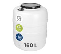 Garronda Fût Alimentaire 160L Plastique HDPE Tonneau Baril pour Eau GD-0187