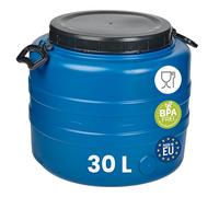 Garronda Fût Alimentaire 30L Plastique HDPE Tonneau Baril pour Eau GD-0186