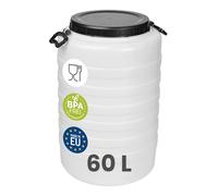 Garronda Fût Alimentaire 60L Plastique HDPE Tonneau Baril pour Eau GD-0187