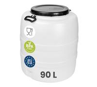 Garronda Fût Alimentaire 90L Plastique HDPE Tonneau Baril pour Eau GD-0187