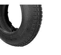 Garronda Kit pneu 3.25-8 avec chambre à air, 2PR Ø 365 mm valve auto - rechange pour roue de brouette et chariot, montage rapide, adhérence sur terre et gravier GD-0164, Noir