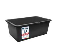 Garronda Lot de 1 Grand Bac à Mortier Rectangulaire 80L Plastique GD-0169