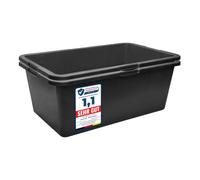 Garronda Lot de 2 Grand Bac à Mortier Rectangulaire 80L Plastique GD-0169