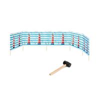 Garronda Paravent Plage Coupe-Vent Camping Brise-Vent avec Marteau en Caoutchouc 6 m GAEX001 (Phare, 6 m)