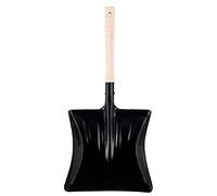 Garronda Pelle à poussière en métal à Manche en Bois GD-0002 (Noir)
