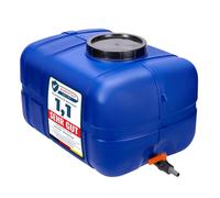 Garronda Réservoir d’Eau 150 litres avec Couvercle - Grand Récupérateur d’Eau de Pluie pour Usage Domestique et Professionnel GD-0098