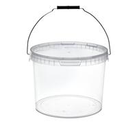 Garronda Seau avec Couvercle 10L avec Anse Métallique 10 Pièces GD-0072