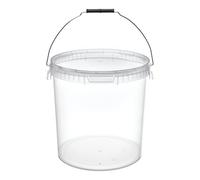 Garronda Seau avec Couvercle 20L avec Anse Métallique 10 Pièces GD-0072