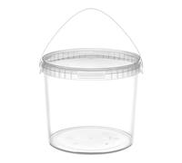 Garronda Seau avec Couvercle 5L avec Anse Plastique 5 Pièces GD-0072