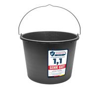 Garronda Seau de Chantier et Mortier Plastique 20L Lot de 1 Noir GD-0168