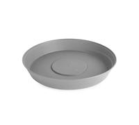 Garronda Soucoupe pour Plantes Plastique Plateaux Pot de Felurs et Plantes GD-0023 (Gris, ⌀ 18cm H 3,5cm)
