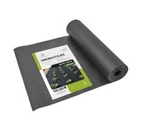 Garronda Toile de paillage geotextile 150 g m² Anti Mauvaise Herbe pour Gravier allées terrasse Sol extérieur Rouleau géotextile Jardin bache Sol résistante Noir 1,6 x 10 m GD-0177