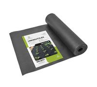 Garronda Toile de paillage geotextile 150 g m² Anti Mauvaise Herbe pour Gravier allées terrasse Sol extérieur Rouleau géotextile Jardin bache Sol résistante Noir 1,6 x 5 m GD-0177