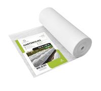 Garronda Voile hivernage Plante Exterieur 17 g m² Respirant Protection Textile Jardin Potager Serre semis Couverture Cultures extérieur 3,2 x 50 m Blanc GD-0175