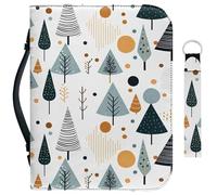 Garronmavis Lot de 2 housses de bible aquarelle pour homme et femme, motif arbre à pois, esthétique, minimaliste, art sacré pour la Bible - Taille 2XL
