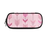 Garronmavis Trousse à crayons de grande capacité avec motif cœur et double fermeture éclair Motif tête de mort Rock&Roll, Flèche indienne en zigzag, Cartable