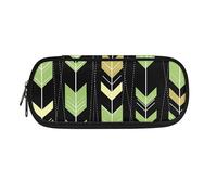 Garronmavis Trousse à crayons durable avec motif floral et oiseaux pour filles Motif corgi, drapeau des états-unis, Cartable