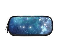 Garronmavis Trousse à crayons pour enfants avec notes de musique et violon, libellule étoilée, grande capacité, motif requins mignons, Blue Galaxy., Cartable