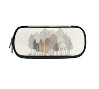 Garronmavis Trousse à crayons pour enfants et filles Motif mandala et tête de vache Grande capacité, Boho Sketch Peinture Woodlands, Cartable