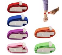 Garrot Infirmier, 6 Pièces Garrots Médicaux, Garrot à Libération Rapide et Lente, Garrot Tourniquet Infirmier, Garrot à Boucle D'urgence, Garrot Tourniquet Medical pour Camping, Sports de Plein Air
