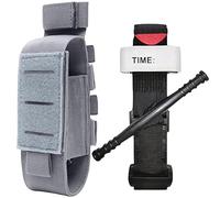Garrot Tactique,Avec Porte-Garrot,Combat À L'extérieur Tourniquets D'urgence Tourniquet À Une Main Équipement De Premiers Soins Militaires,Gris