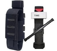 Garrot Tactique,Avec Porte-Garrot,Combat À L'extérieur Tourniquets D'urgence Tourniquet À Une Main Équipement De Premiers Soins Militaires,Noir